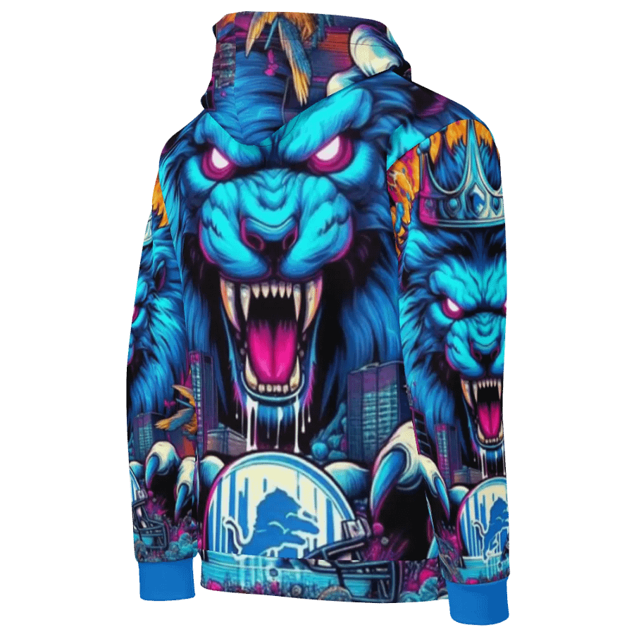 Roaring City Lion Unisex Hoodie product image (5)