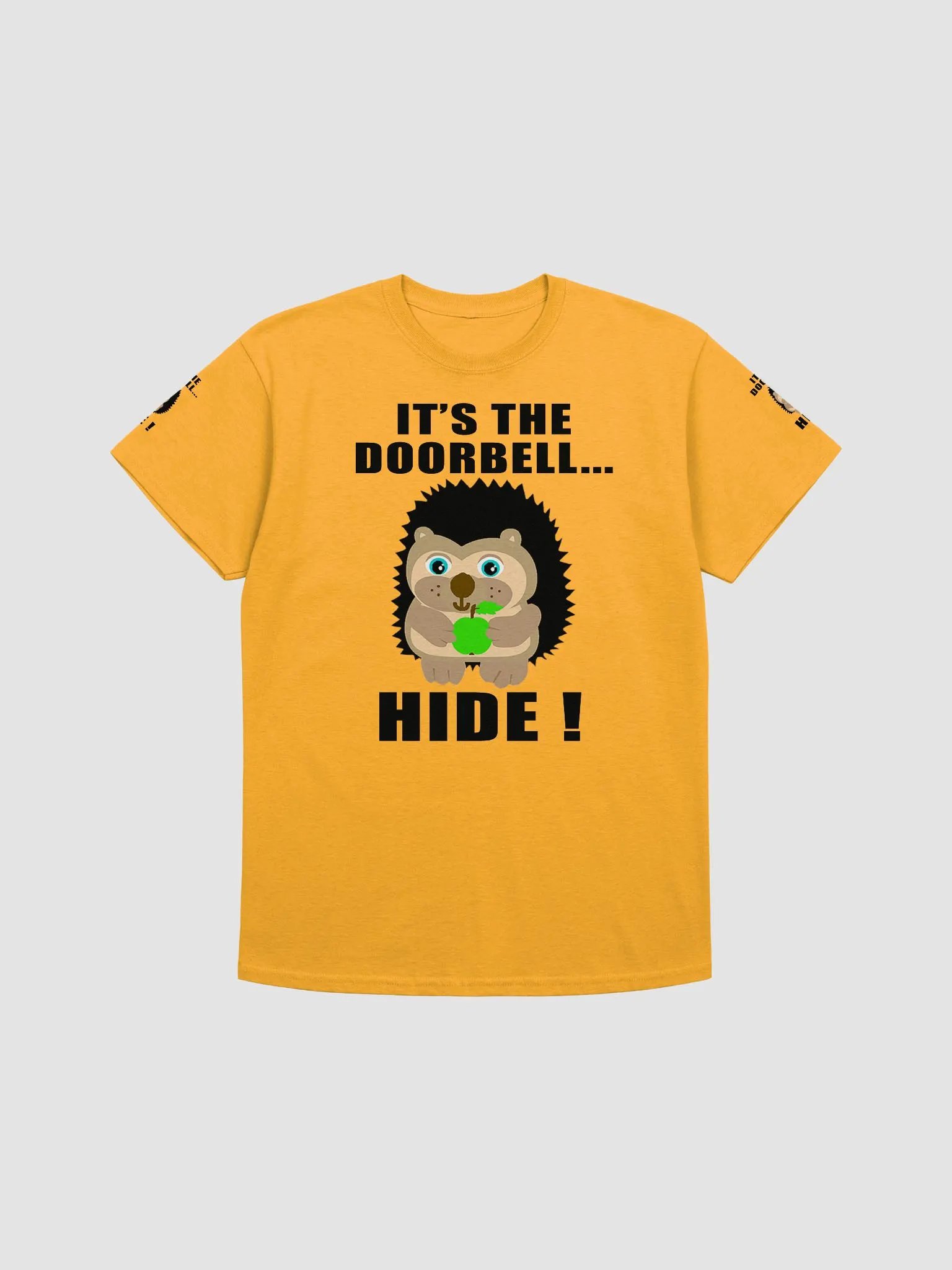 It's The Doorbell Hide Funny Hedgehog T-shirt product image (1)