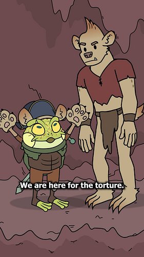 He puts the “no” in Gnoll.