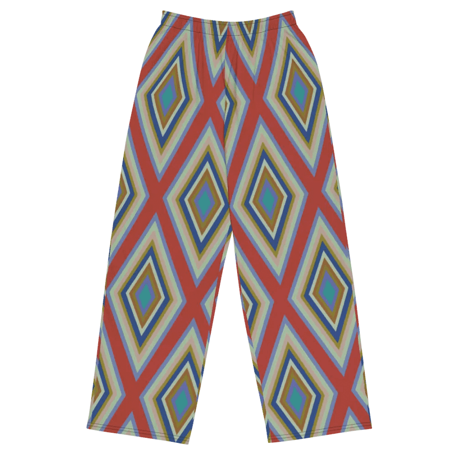 Colorful Diamonds Variation 4 Wideleg Pants product image (2)