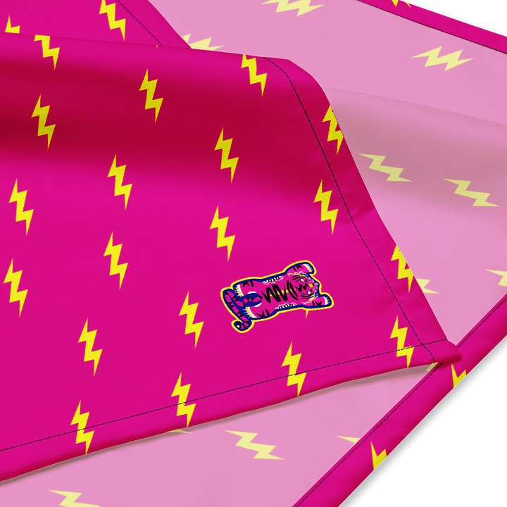 Lightning Bolt Bandana in Pink product image (1)