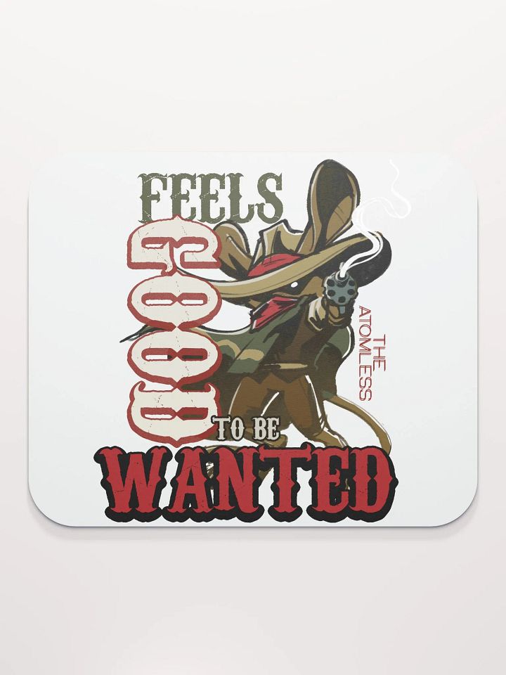 WANTED mouse pad product image (2)