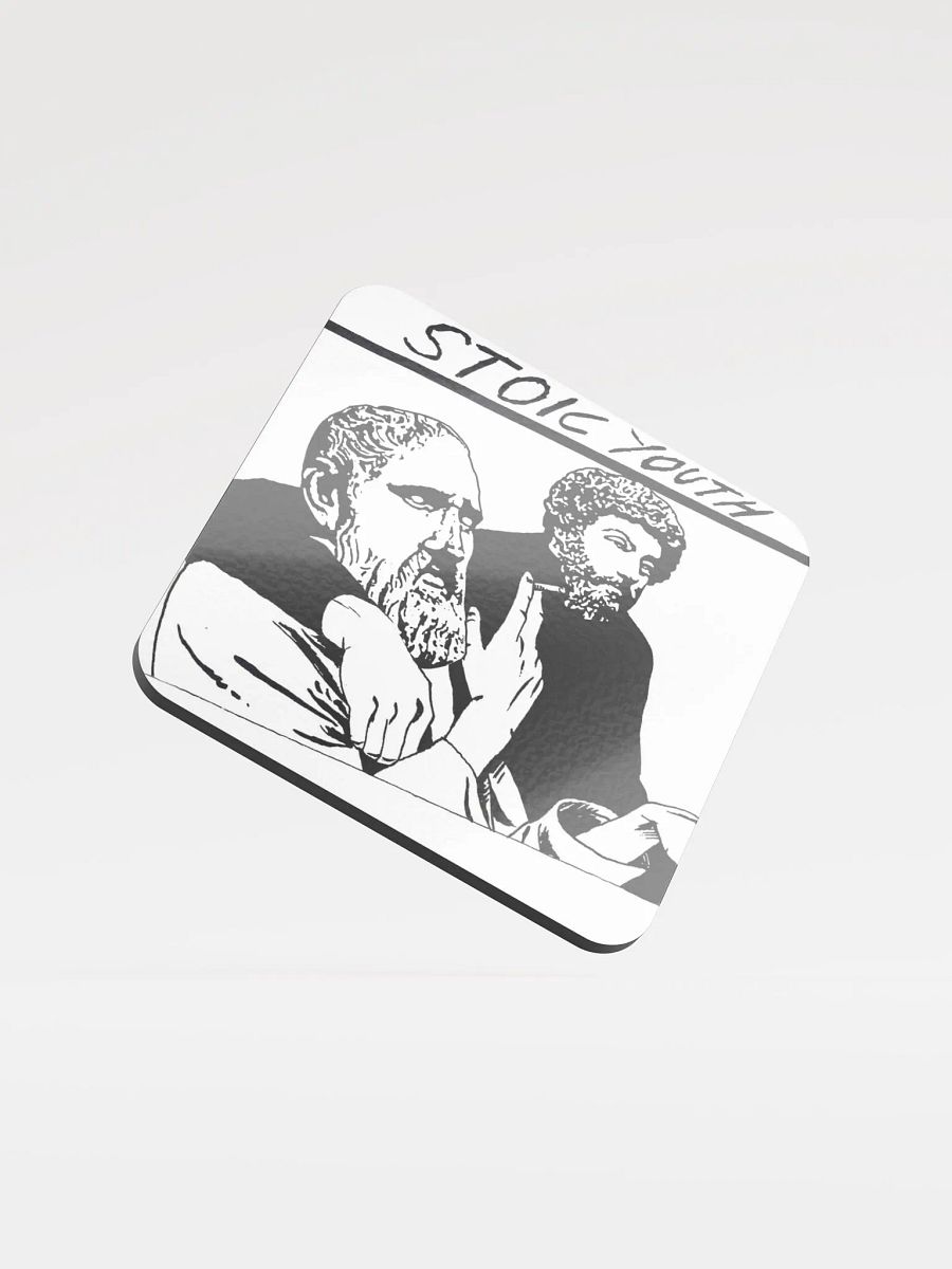 Stoic Youth Glossed Cork Coaster product image (1)