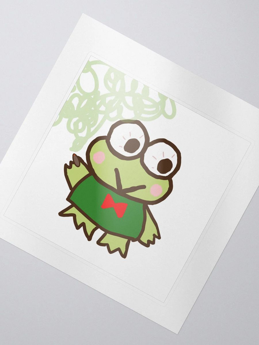 Keroppi Sanrio Smoking Sticker product image (2)