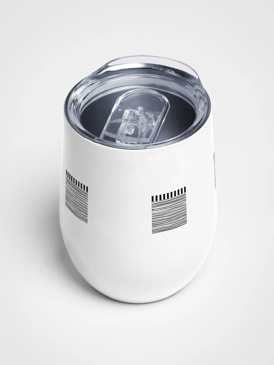 Geometric Monochrome Bliss Wine Tumbler product image (4)