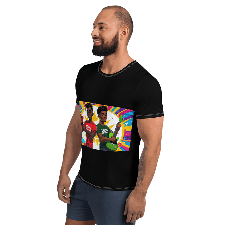Joshua and Vincent Animated All-Over Print Athletic T-Shirt product image (3)