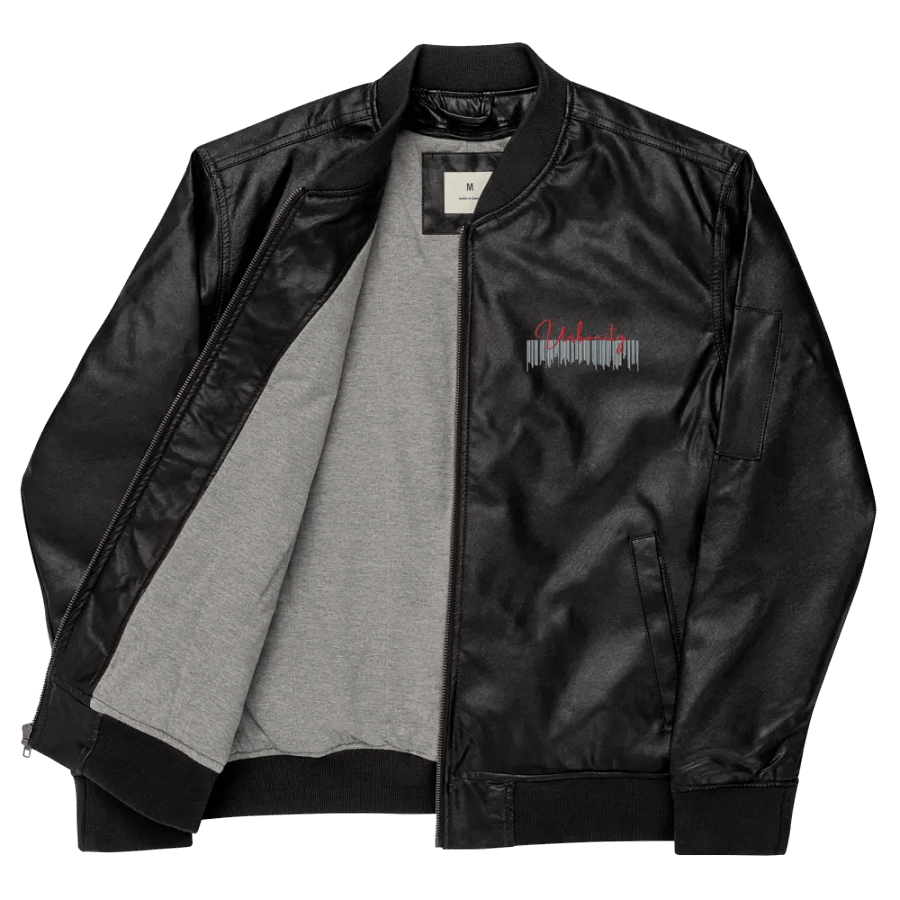 Threadfast Apparel Faux Leather Bomber Jacket (v2) product image (11)