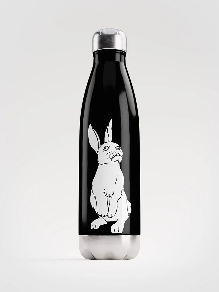 Stainless Steel Water Bottle - HARE 0001 - WHITE product image (1)