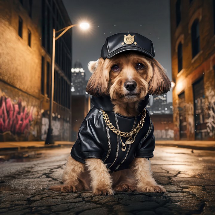Gangsta Dog 3-Spaniel-24x24x300 product image (1)