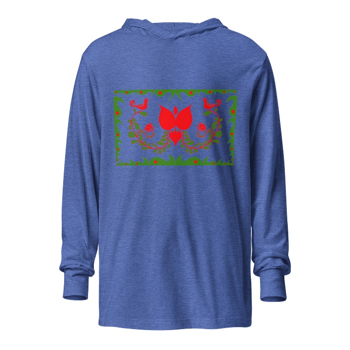 Folk Art Hungarian Floral Symmetry Hoodie product image (1)