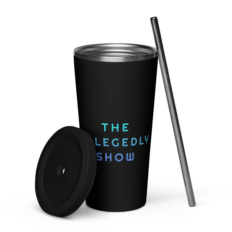 The Allegedly Show Black Matte Water Bottle product image (5)