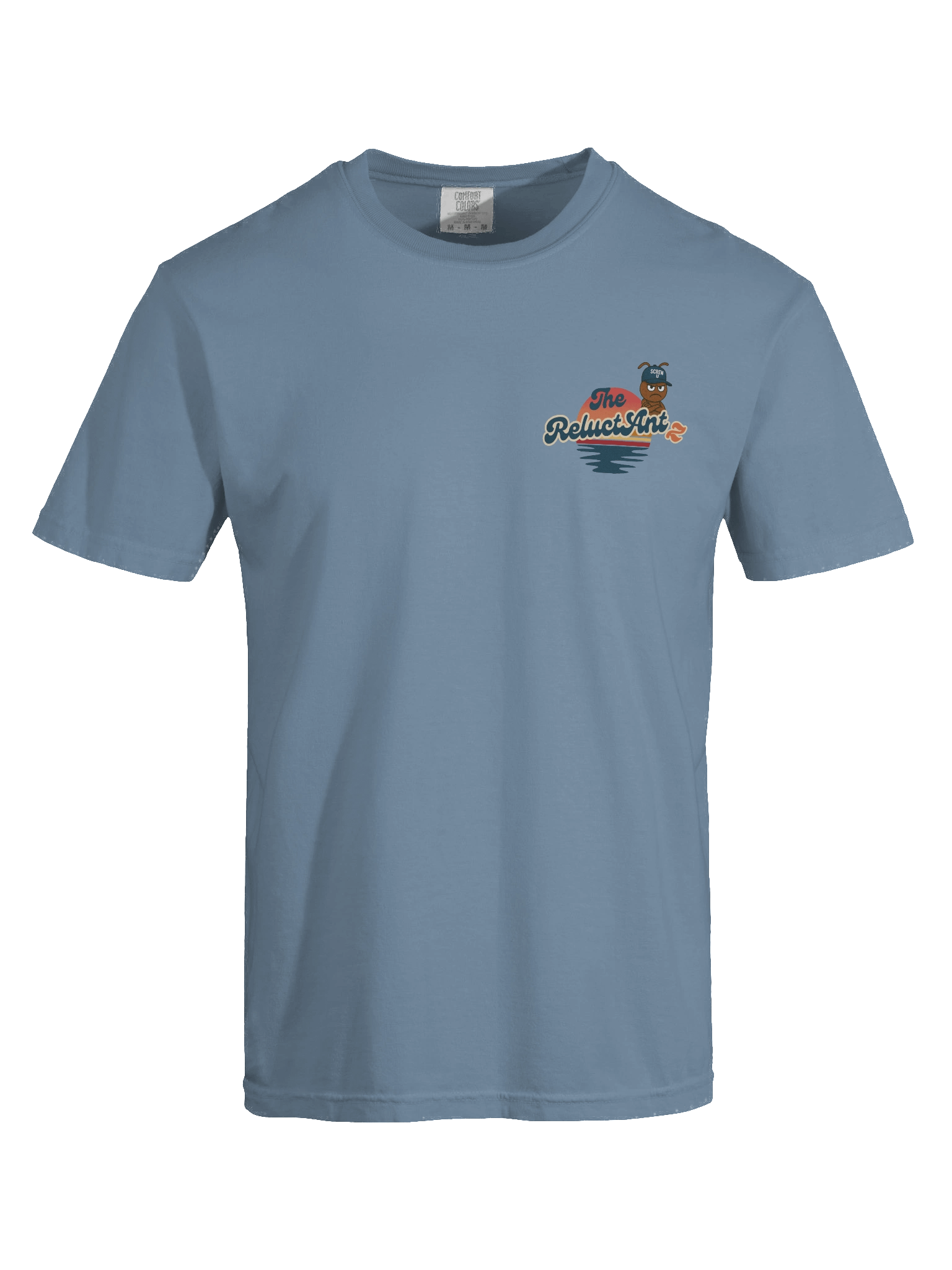 Screw U T-Shirt by The ReluctAntz - Ice Blue product image (8)