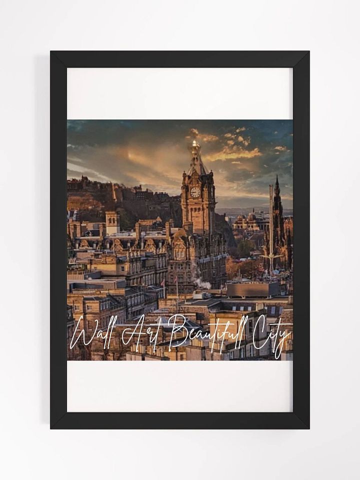 Edinburg Art Framed High-Quality Matte Poster (in) product image (1)