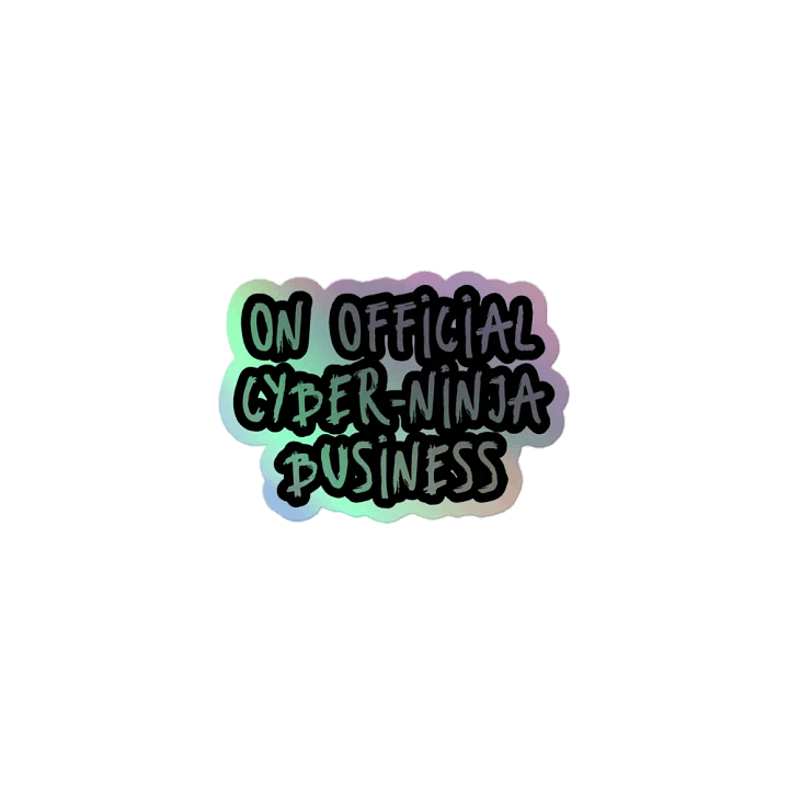 Official Cyber-Ninja Business (Holo) product image (1)