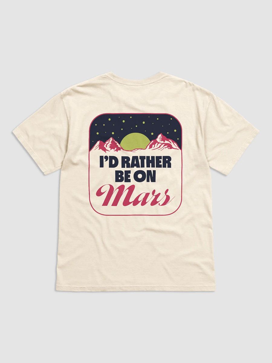 Rather Be On Mars Cotton T-shirt product image (1)
