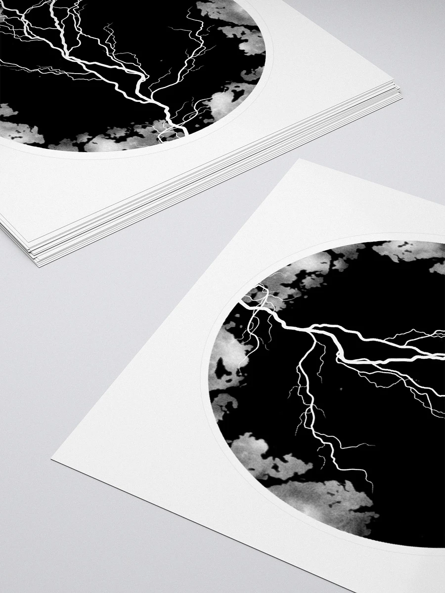 Full Moon, Lightning and Blood Sticker product image (4)