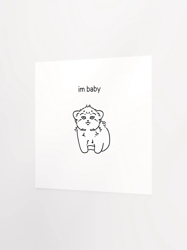 I'm Baby Manul - Matte Poster product image (2)