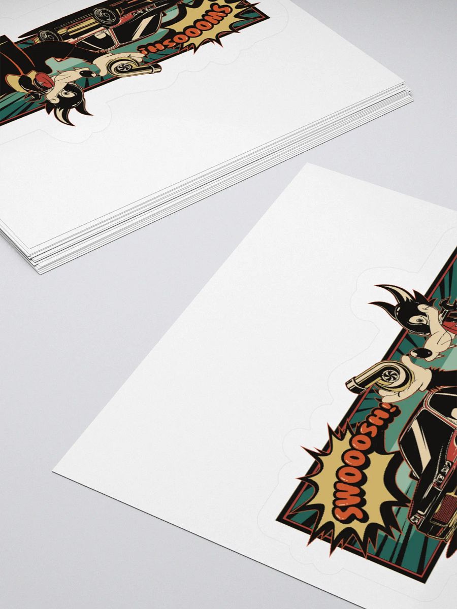Swirl Toon Figure Swooosh Sticker Color product image (4)