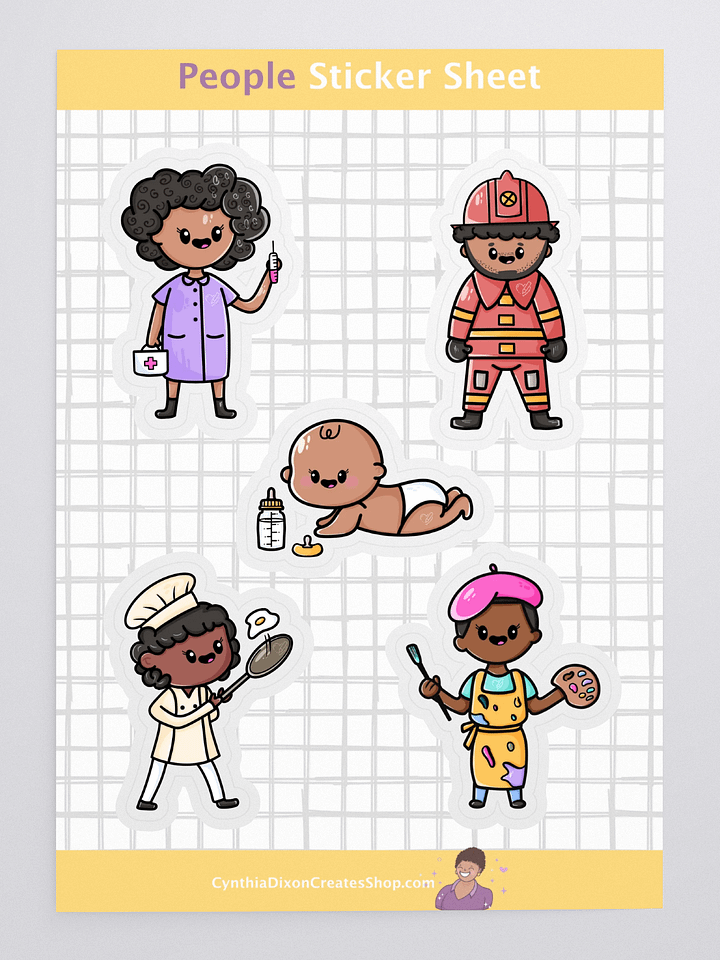 People Sticker Sheet product image (1)