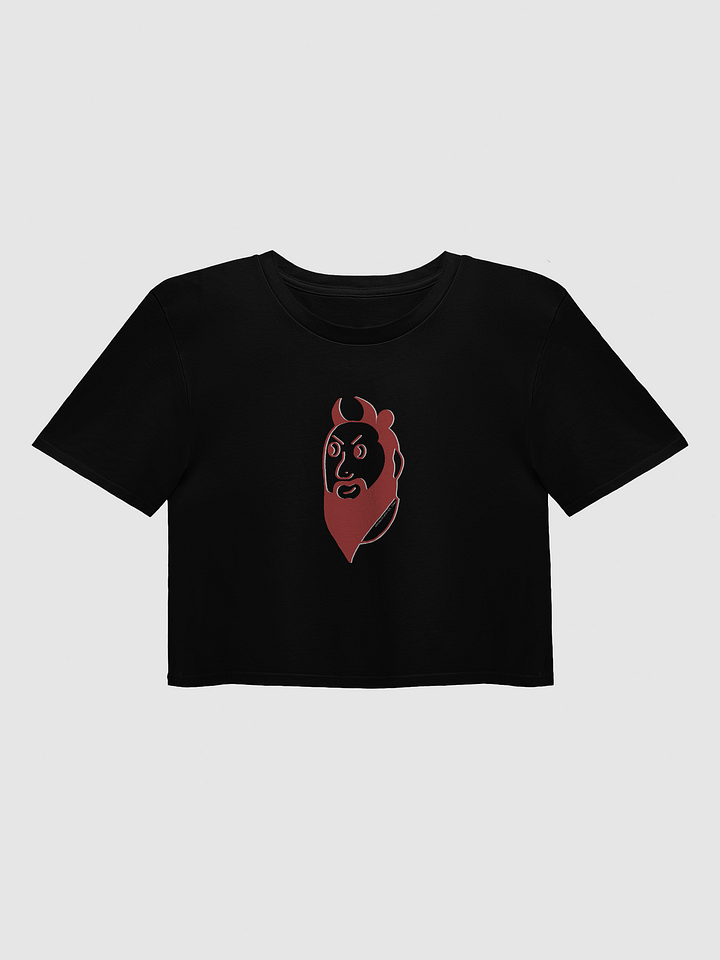 The Face of Iblees (Satan) Crop T-Shirt product image (1)