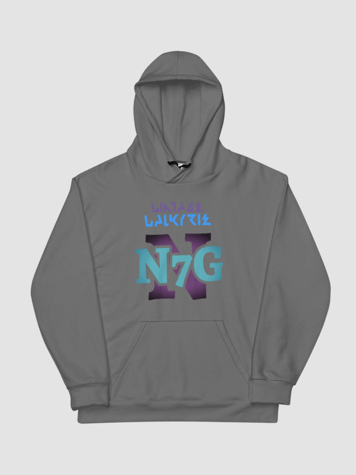 Vintage Valkyrie Hoodie - Grey | N7G product image (1)