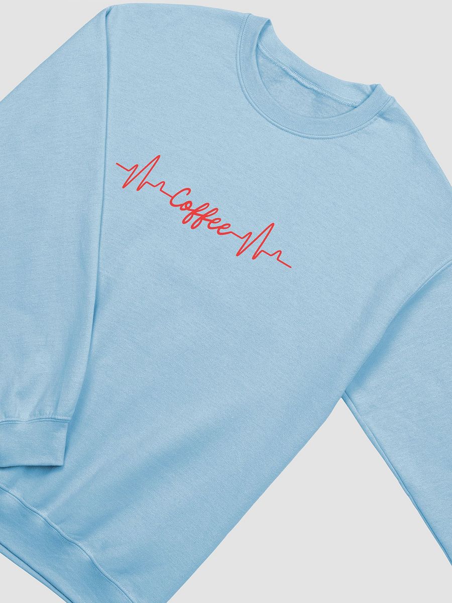 Coffee Heartbeat Crewneck Sweatshirt w/ logo product image (3)