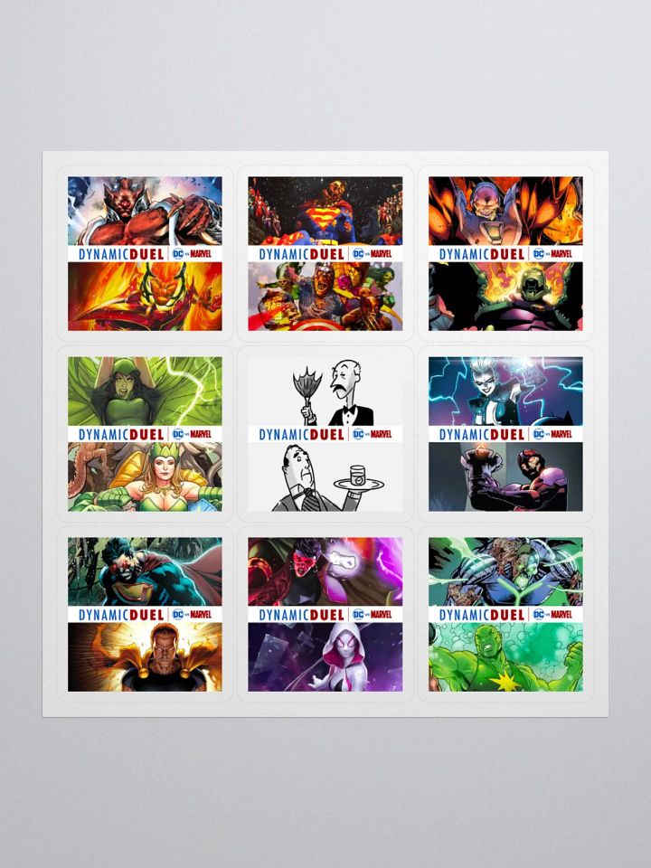 Dynamic Duel Episode Cover Stickers - Series 20 product image (3)