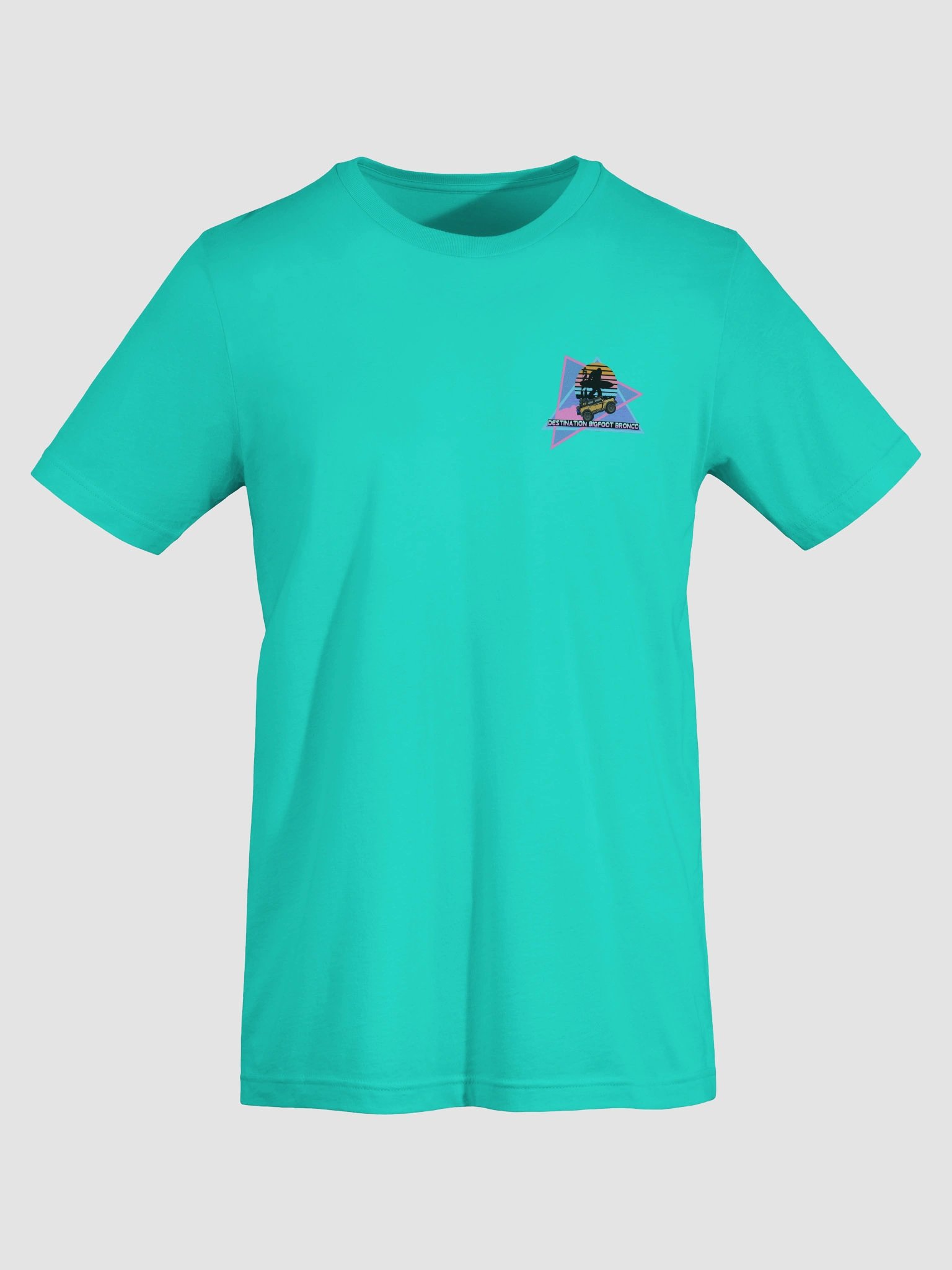 JC Edition Destination Bigfoot Bronco Retro-Inspired T-Shirt (Teal) product image (7)