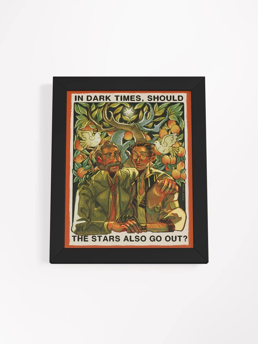 disco elysium - in dark times, should the stars also go out? (poster) product image (1)