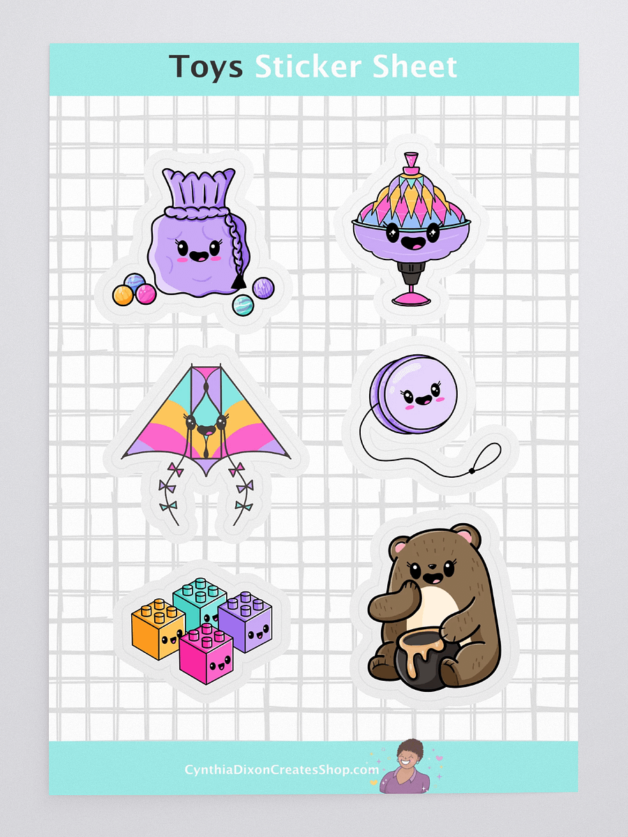 Toys Sticker Sheet product image (1)