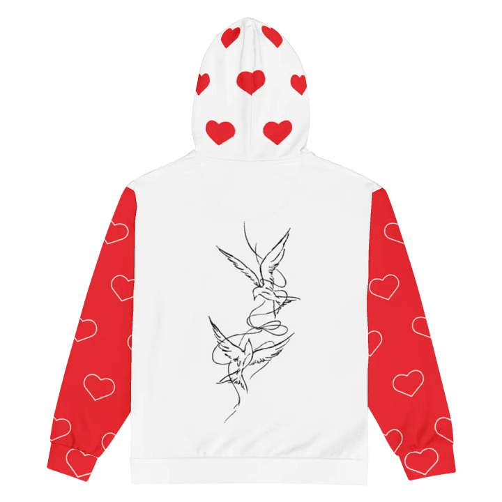 Orm Kornnaphat Favourite Tattoo Design Valentine's Edition Zip up Hooded Jacket product image (2)