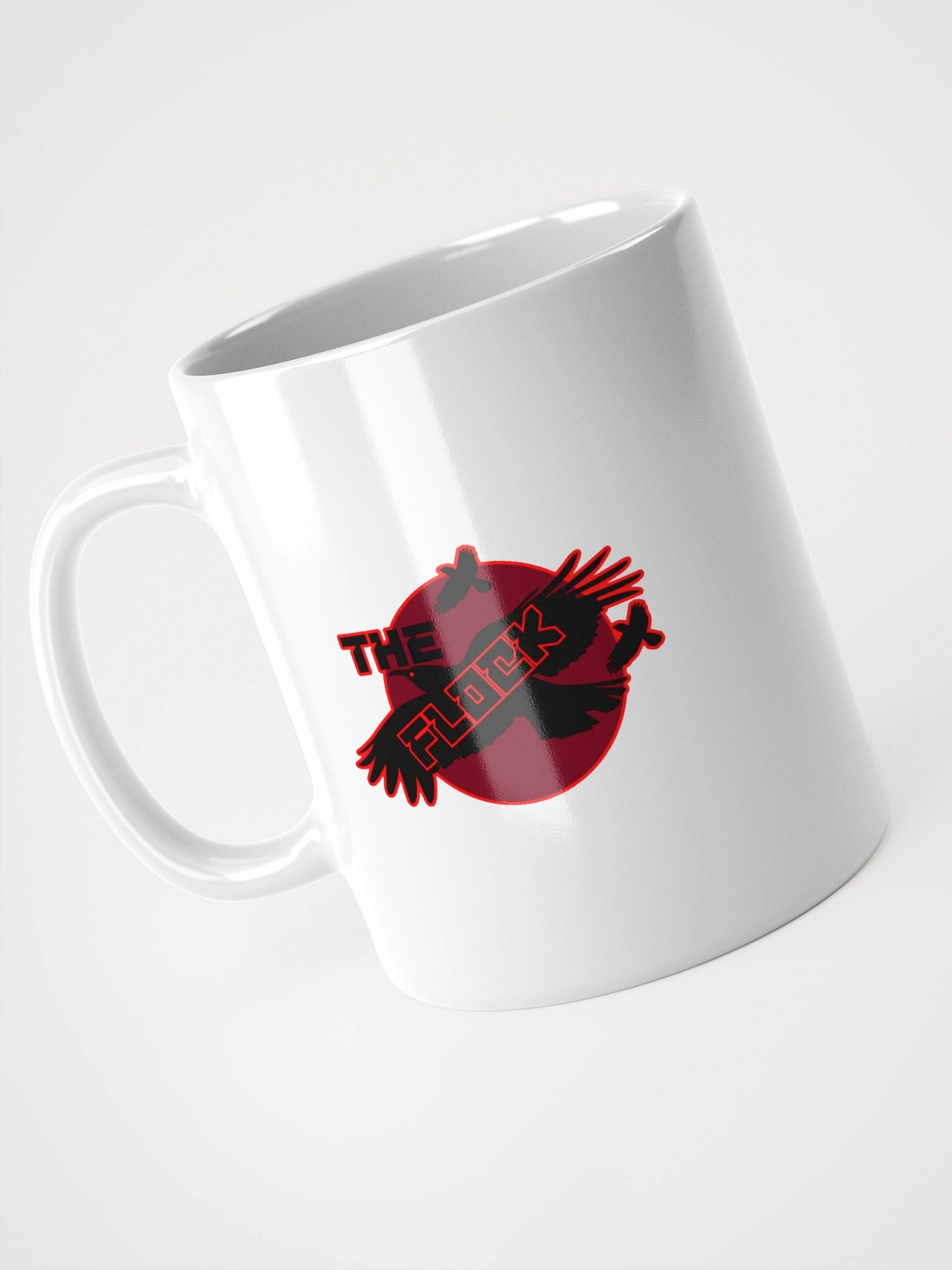 The Flock Red Logo Mug product image (8)