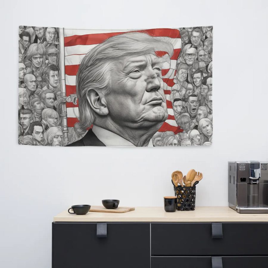 American Dreams Flag Wall Tapestry product image (6)