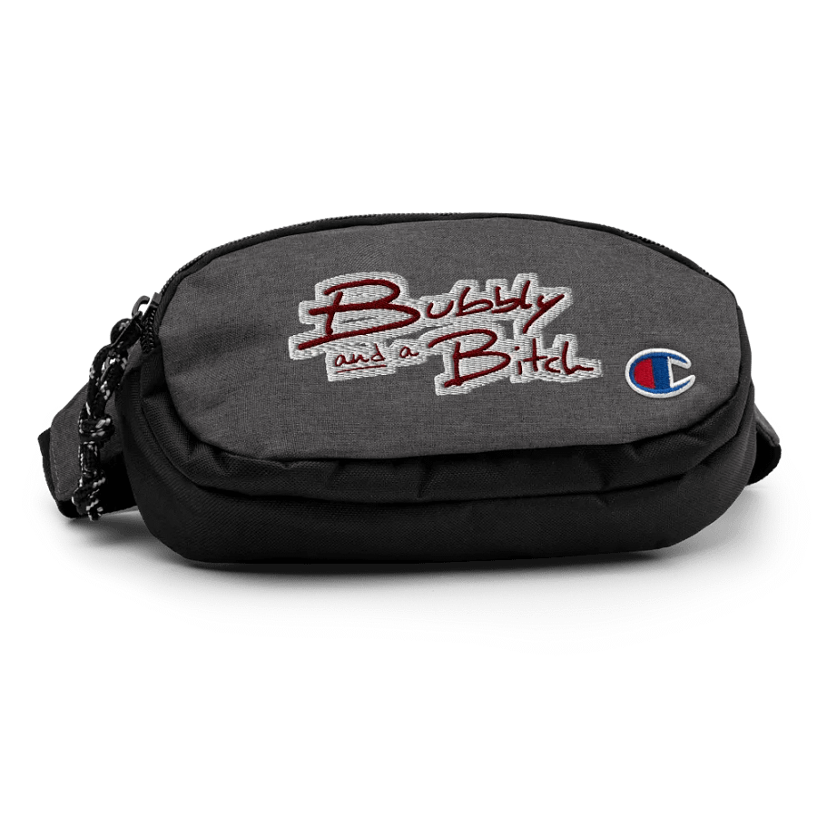 Bubbly and a B*tch (maroon bubble design) champion fanny pack product image (2)