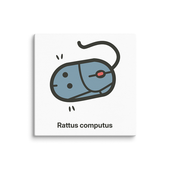 Computer Rat Canvas Print product image (12)