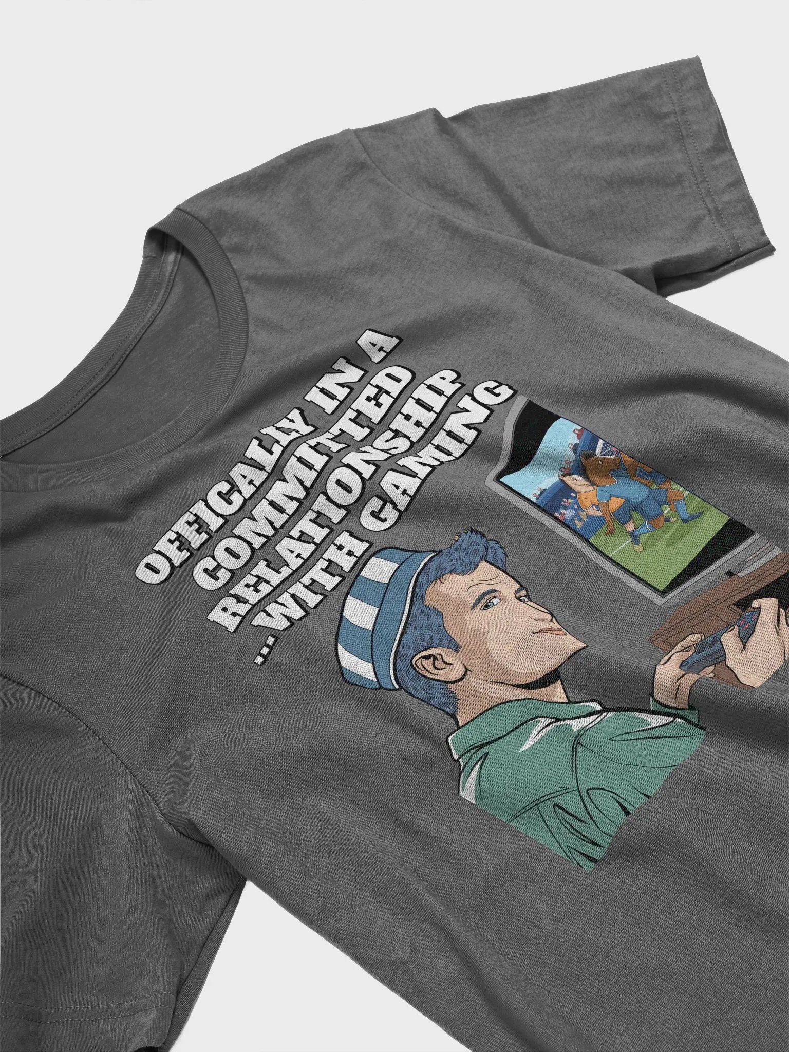 Offically In A Committed Relationship...With Gaming Funny T-shirt product image (3)