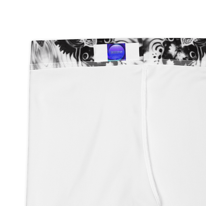Black and White Octopus Tie Dye Spandex product image (2)