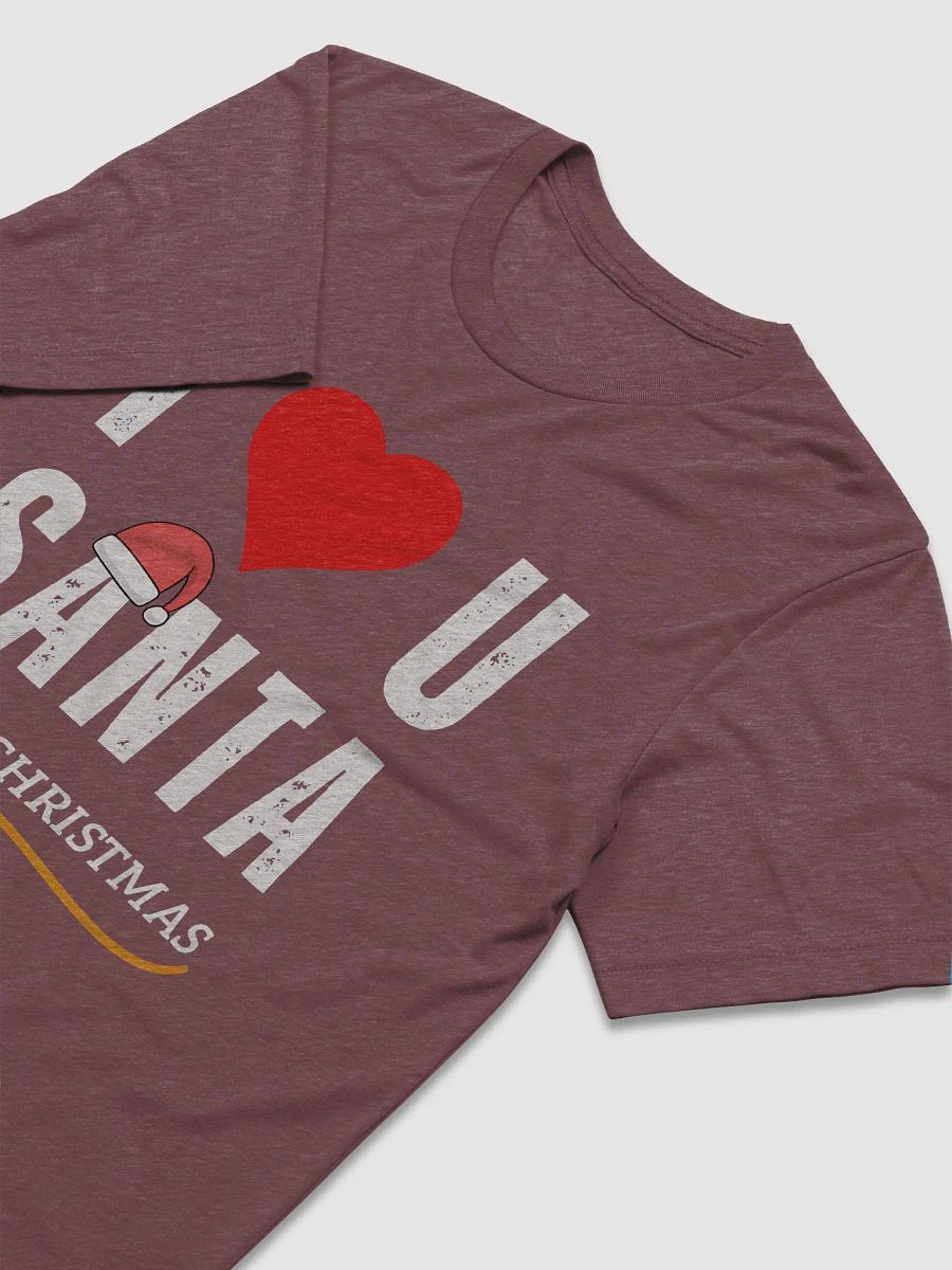 I love Santa Triblend Short Sleeve T-Shirt product image (51)