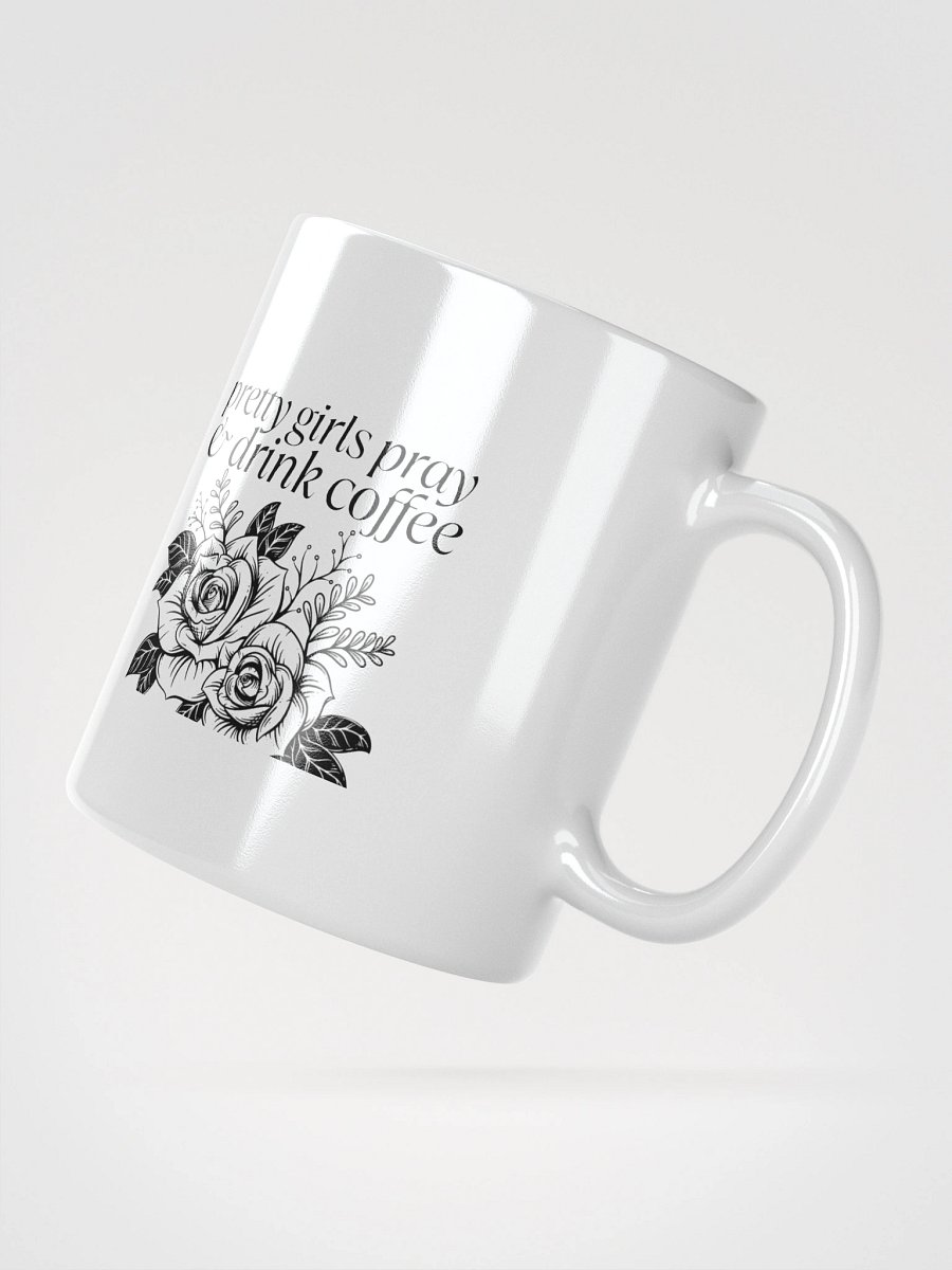 Pretty Girls Pray Elegance in Bloom Mug product image (5)
