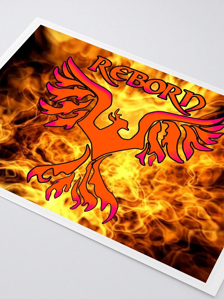 Fire Reborn Phoenix Kiss Cut Sticker Sheet product image (2)