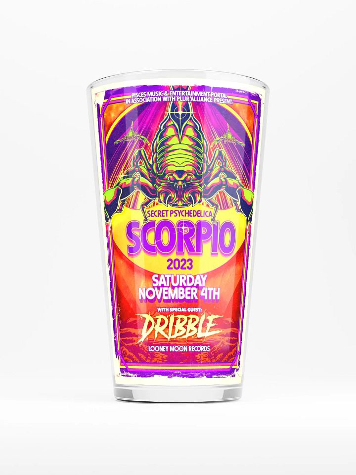 Scorpio 2023 Shaker Pint Glass product image (1)