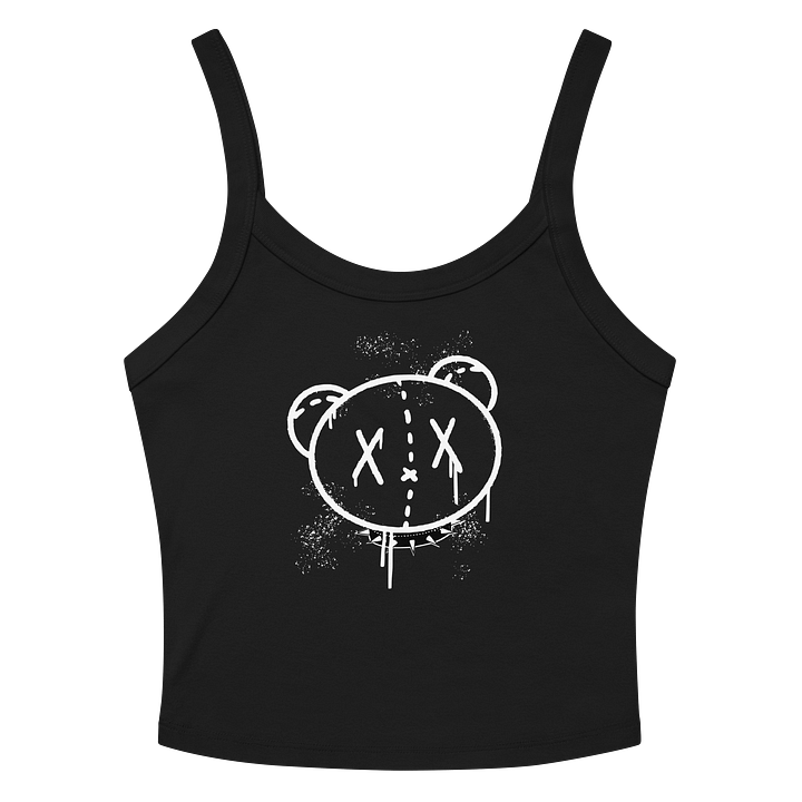 Graffiti Bear Women's Micro-Rib Tank Top product image (2)