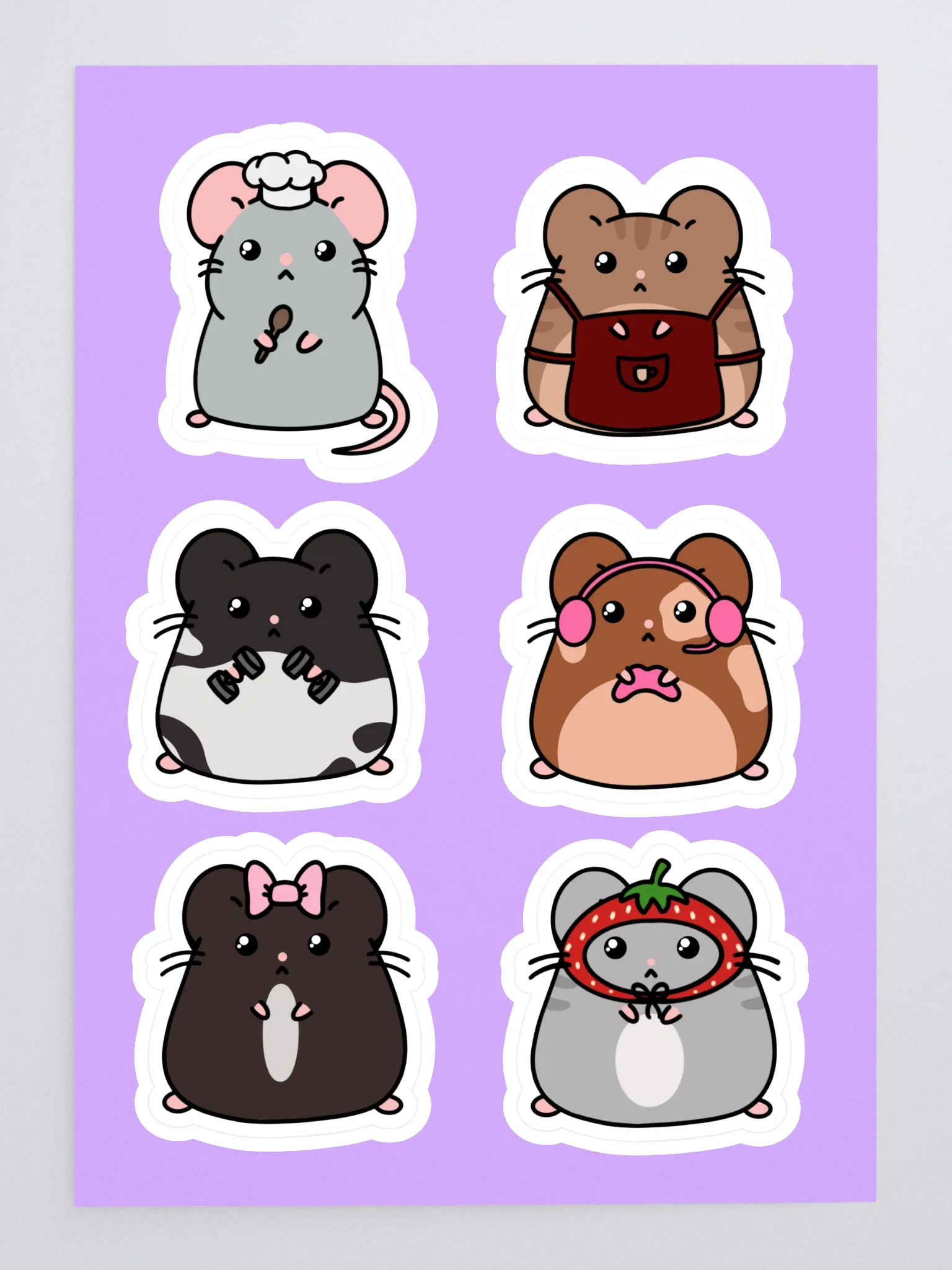 Silly Little Squeaks sticker sheet product image (3)