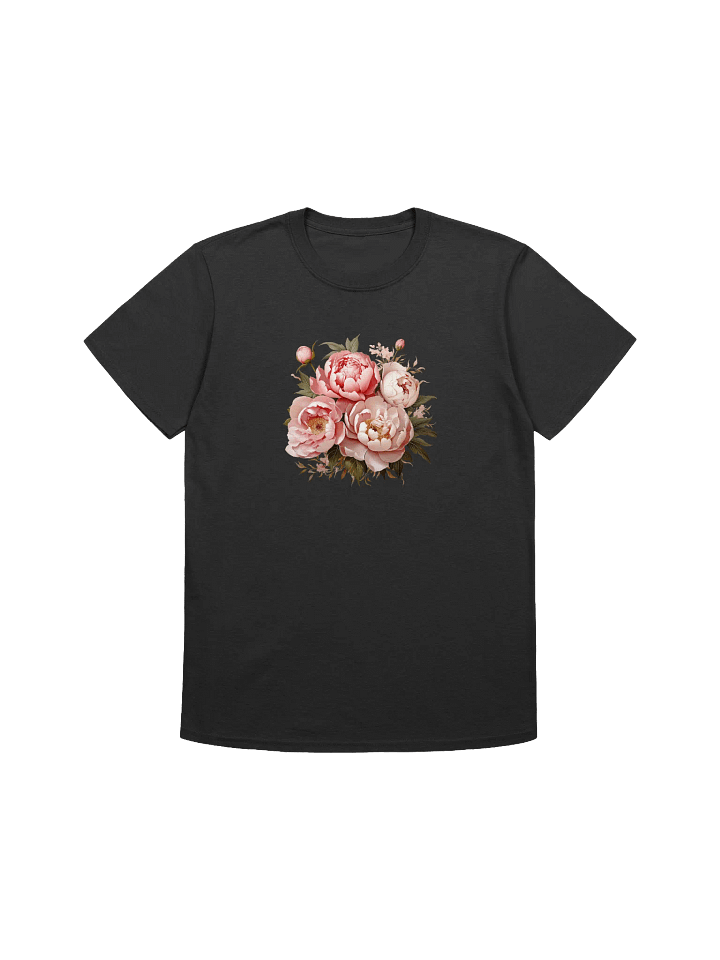 Pink Peonies For Valentine’s Day Unisex T-Shirt product image (1)