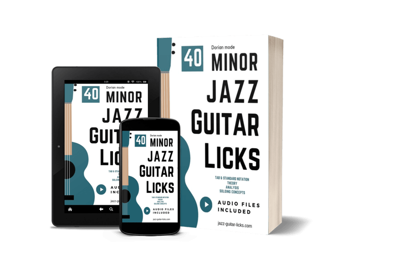 40 Minor (Dorian) Jazz Guitar Patterns - PDF With Audio Files product image (3)