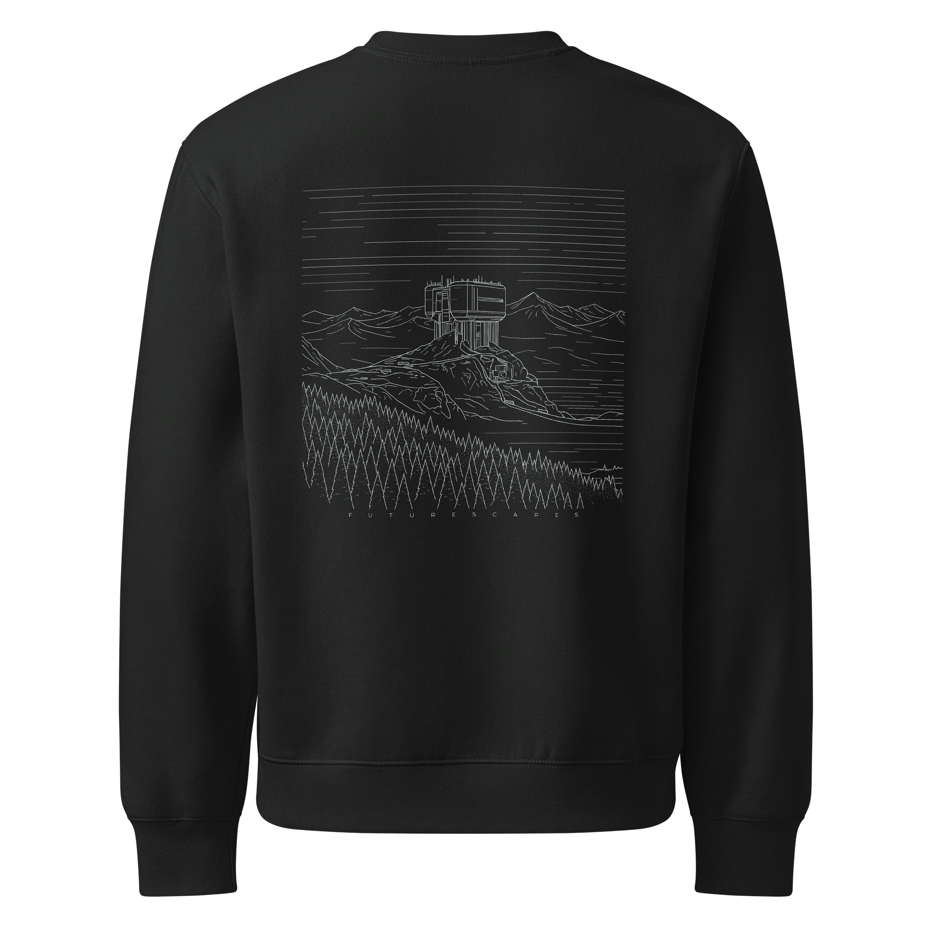 Sub Zero - Line Art Oversized Sweatshirt product image (2)