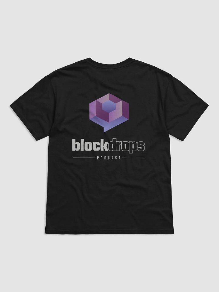 BlockDrops Tee - White Logo product image (2)