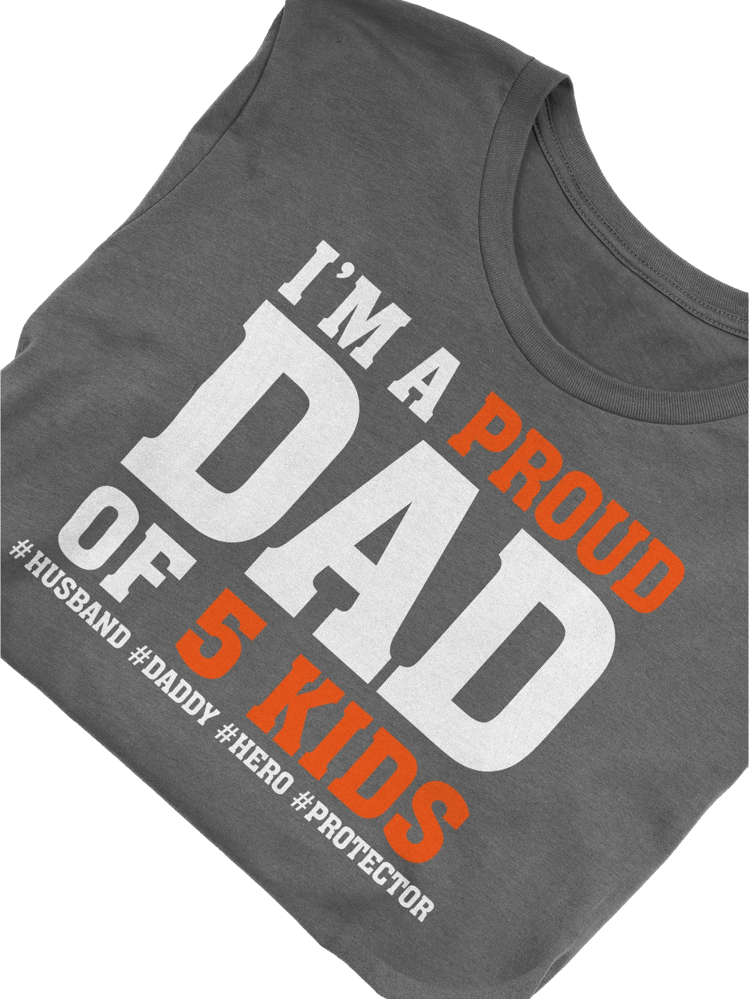 Proud Dad of 5 Kids T-Shirt product image (44)