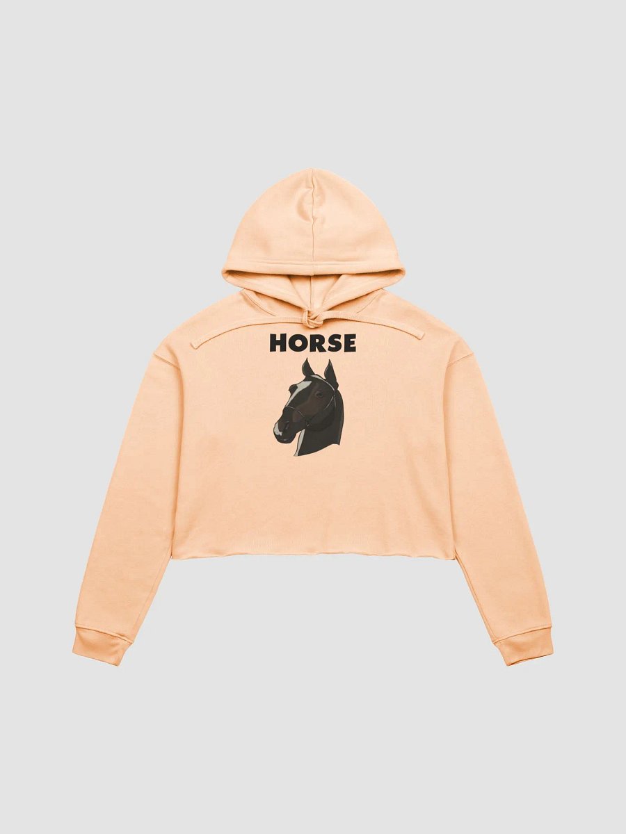 HORSE fleece crop hoodie product image (2)