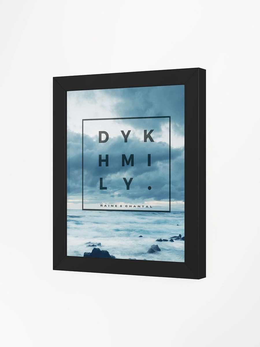 DYKHMILY Framed Square Blue Matte Poster product image (3)